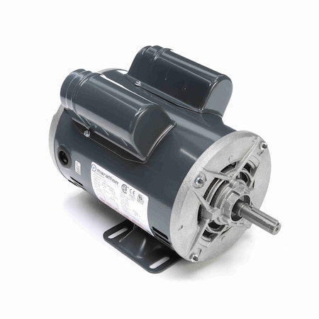 Leeson General Purpose Motor, 0.75 HP, 1 phase, 1800 RPM, 115/208-230 V, 56 Frame, ODP C176A